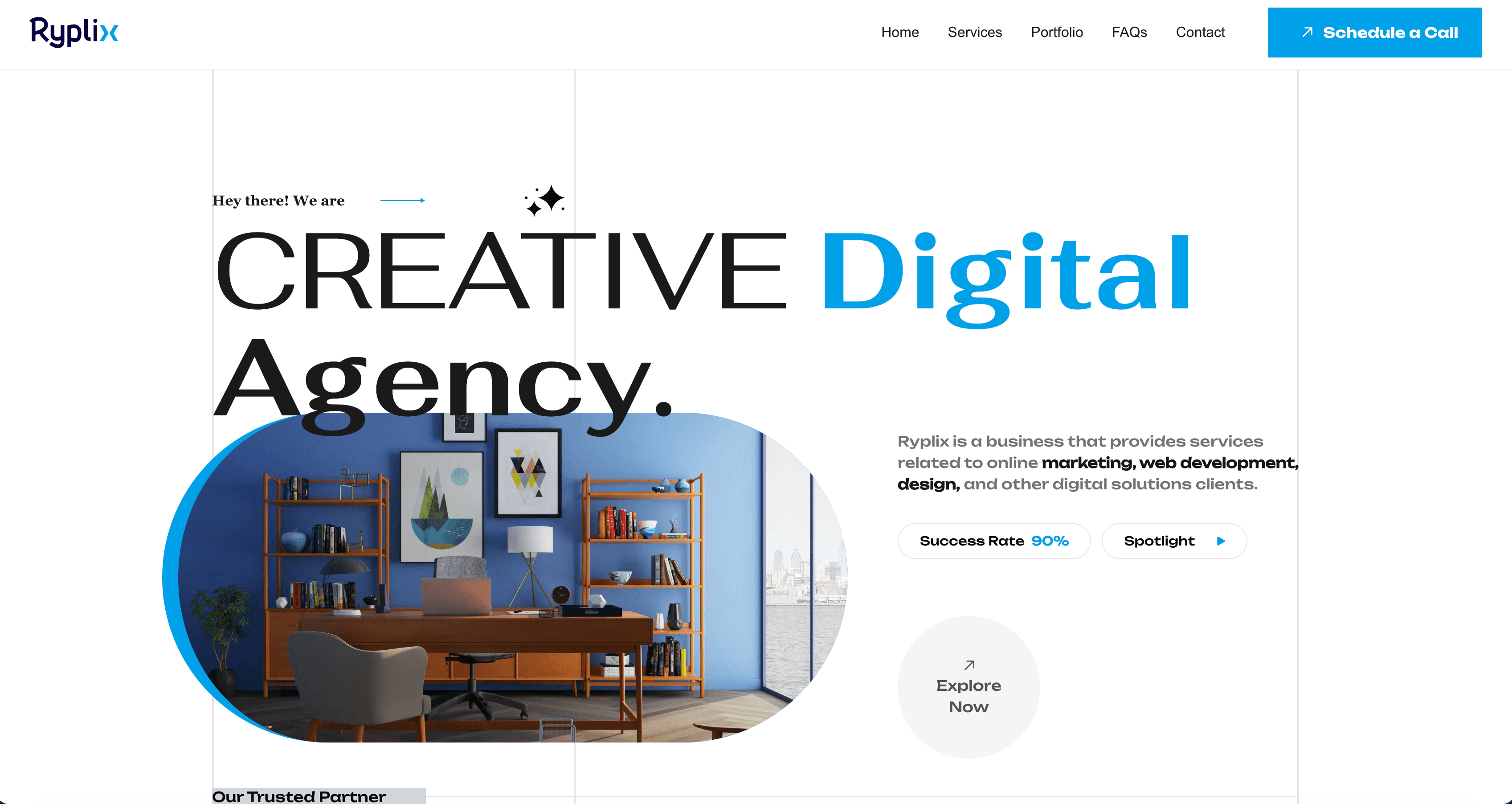 Ryplix Creative Agency project view 1